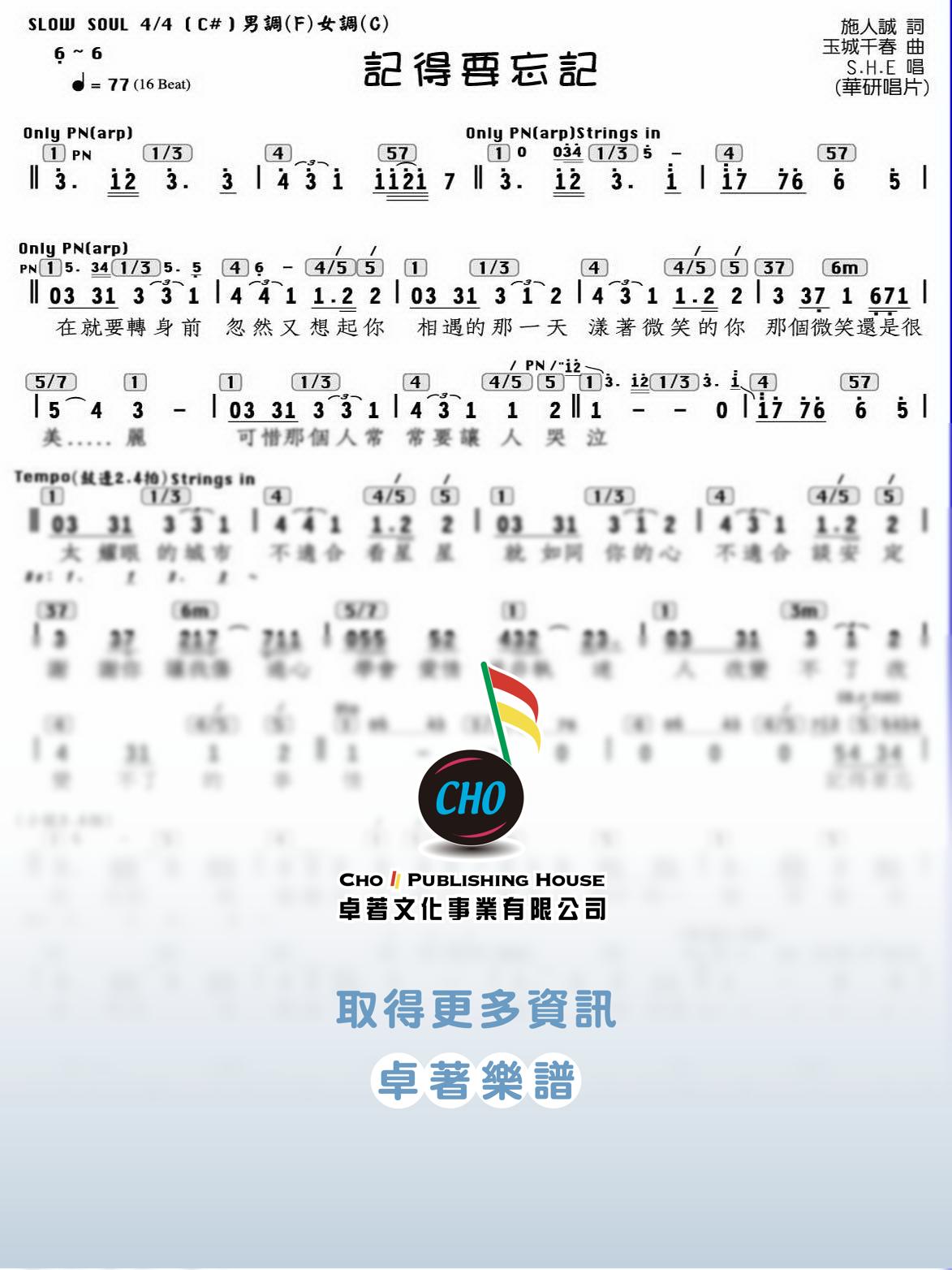 記得要忘記